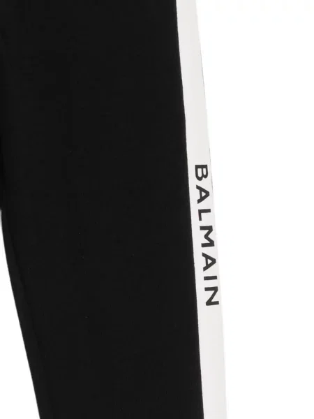 Spodnie dziecięce Balmain czarne