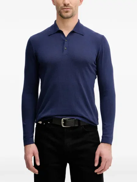 Tricou polo Sisley albastru