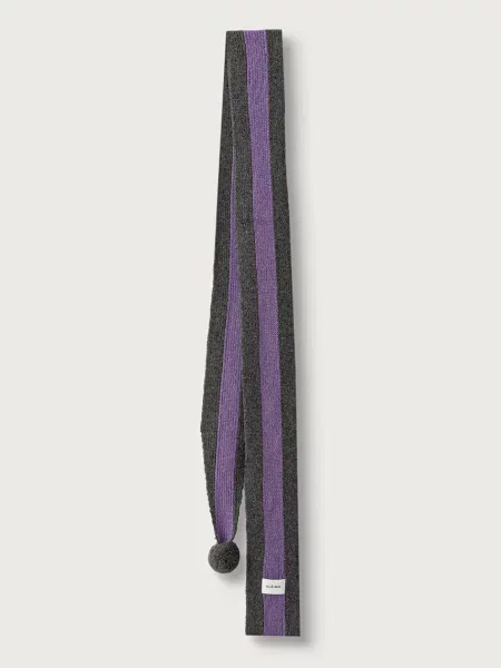 Cloimh fular de damă din lână violet