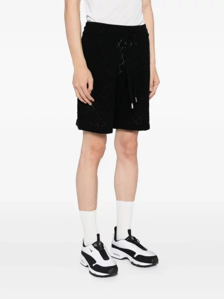 Pantaloni scurți Sinclair tricotate negru