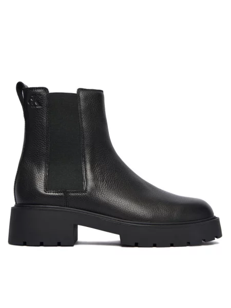 Buty z wyprofilowaną podeszwą i elastycznymi wstawkami Calvin Klein czarne
