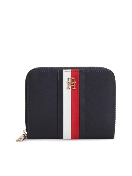 TOMMY HILFIGER Peňaženka CORP námornícka modrá / červená biela