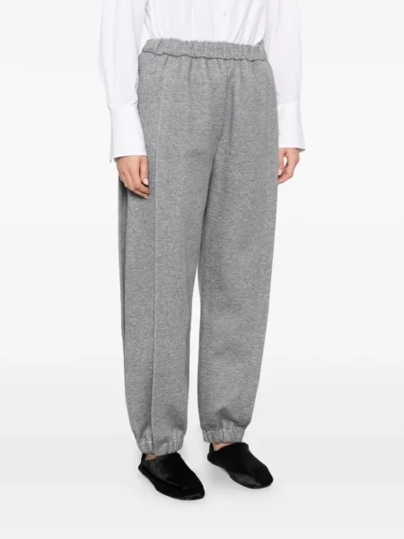 Pantaloni Carven alergare gri