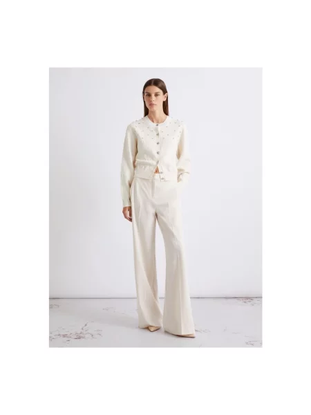 Pantaloni Marella alb
