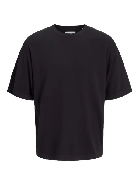 JACK & JONES Pulover JJEEMIL' črna