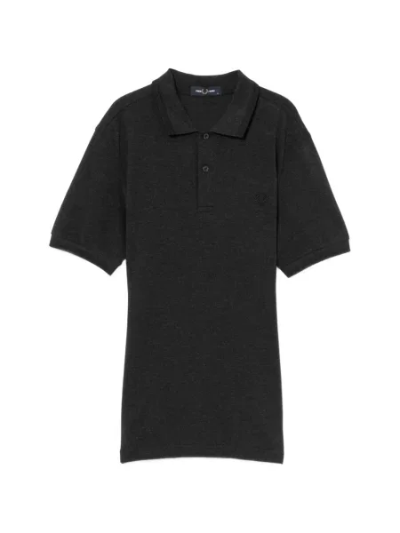 Tricou polo Fred Perry cu broderie gri