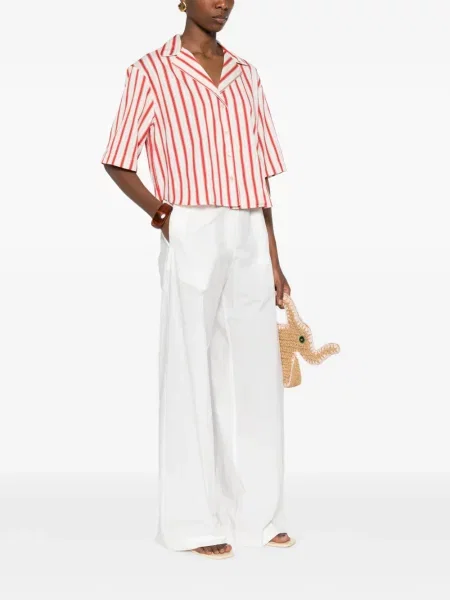 Pantaloni Forte_forte alb
