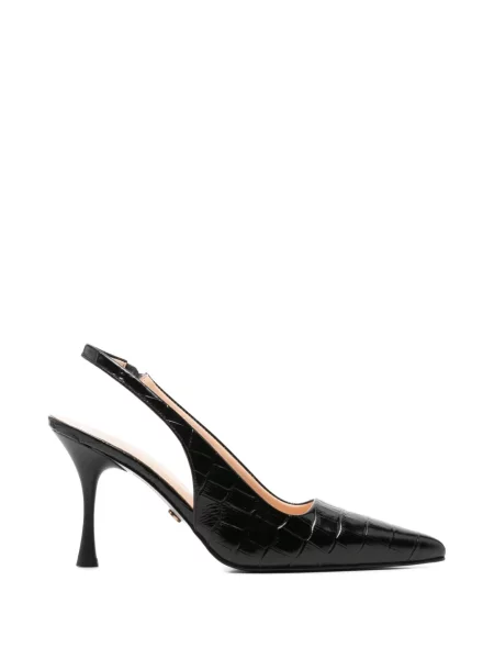 Pantofi cu toc Sergio Moretti Firenze slingback negru