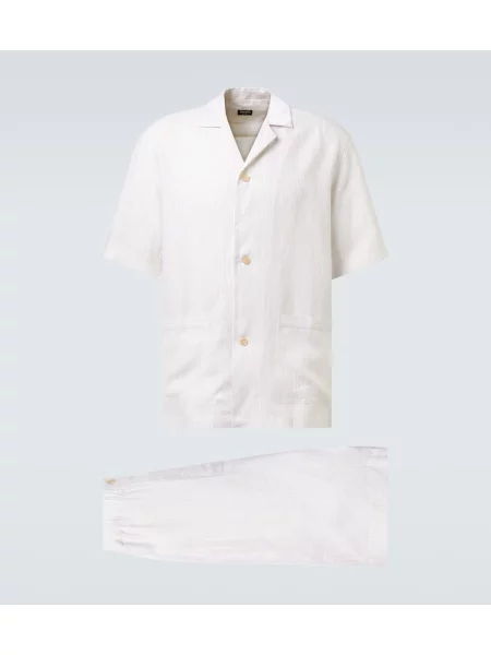 Pijamale Zegna de in cu dungi