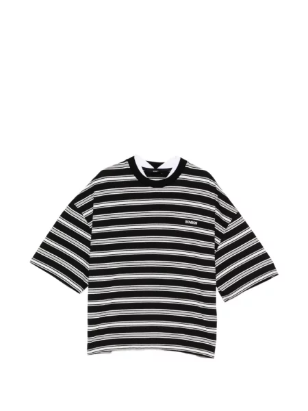 Tricou cu dungi Bonbom cu dungi negru