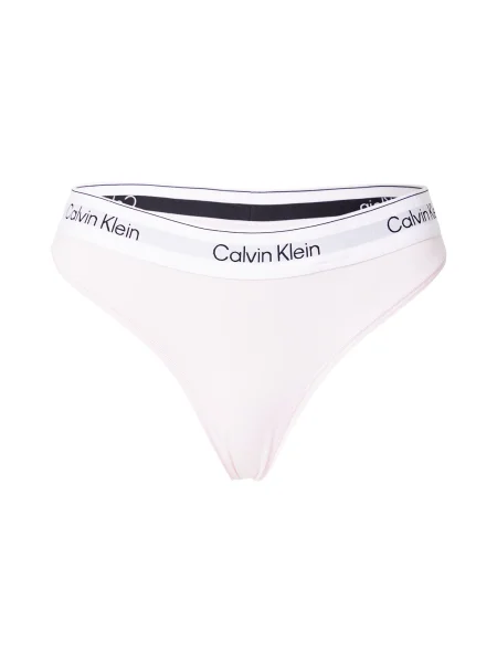 Calvin Klein Underwear Tanga světle šedá / růže / černá / bílá růžové