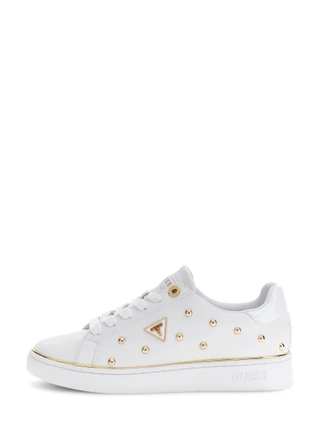 Sneakerși Guess alb
