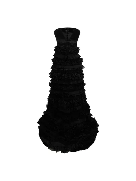 Długa sukienka maxi Moschino czarna