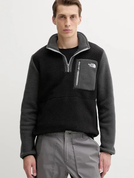 Dukserica od flisa The North Face Yumiori s uzorkom crna