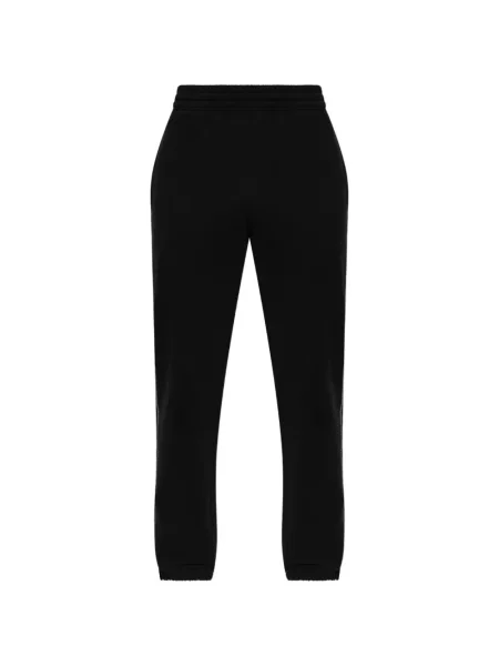 Pantaloni Burberry în carouri alergare negru