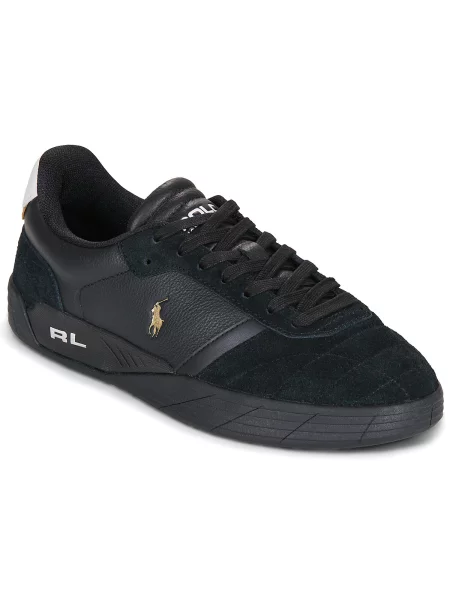 Pantofi Polo Ralph Lauren din dantelă negru
