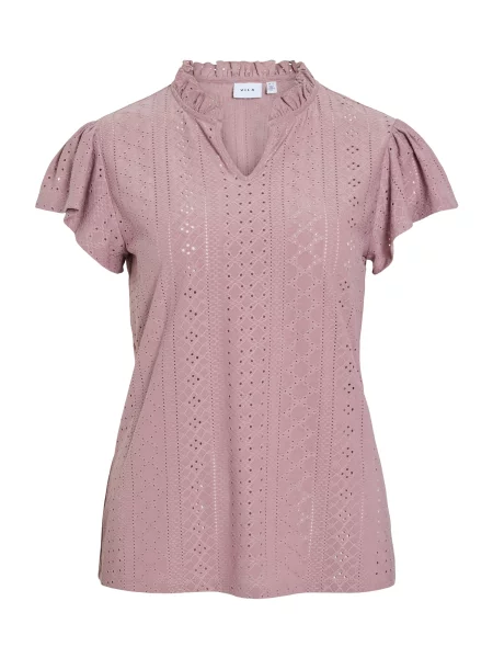 VILA Bluză VIPOINTA mauve