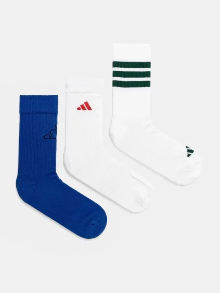 Чорапи adidas LOGO PACK 3 чифта бяло