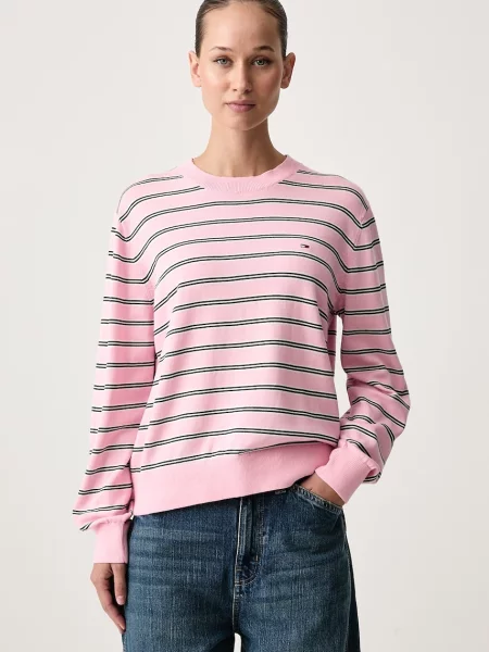 Tommy Jeans pulover pentru femei din roz