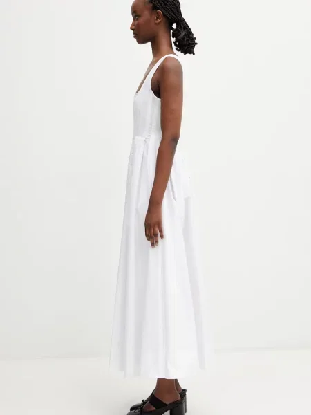 Sportmax Spxgiro φόρεμα flared απλό λευκό