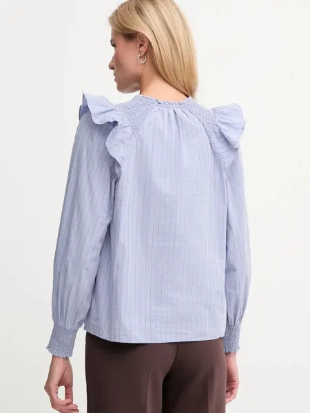 Halenka Pepe Jeans vzorovaná modrá