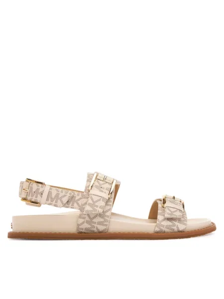 MICHAEL Michael Kors Sandały Nia Flat Écru