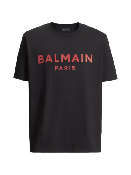 Tricou Balmain cu imagine negru
