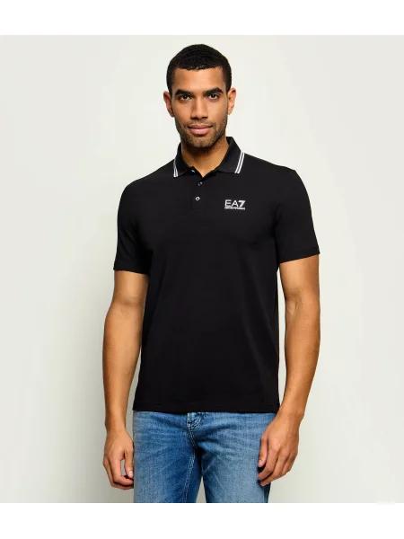 Tricou polo Ea7 negru