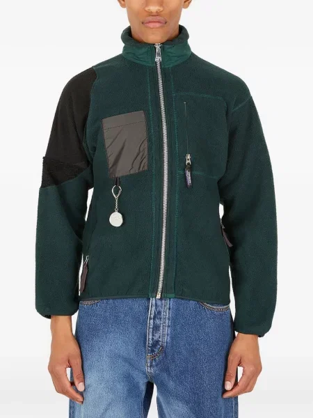 Geacă (di)vision din fleece verde