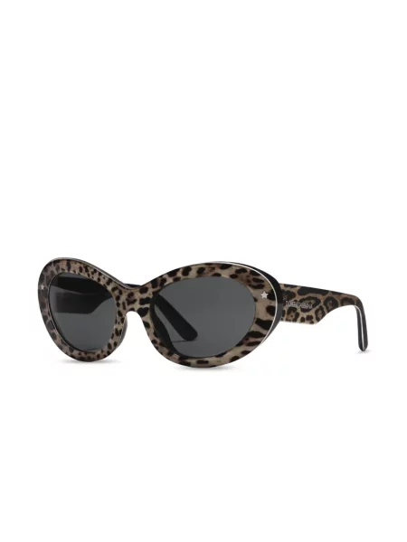 Okulary przeciwsłoneczne dziecięce Dolce & Gabbana Eyewear brązowe