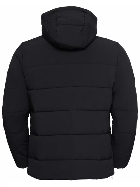 Пуховик Jack Wolfskin с капюшоном черный