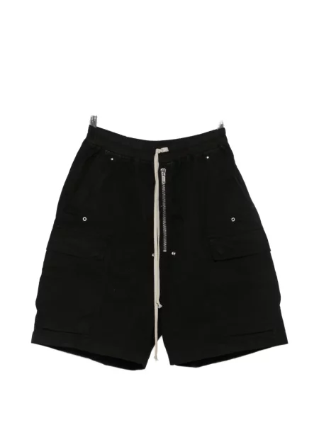 Pantaloni scurți cargo Rick Owens Drkshdw cu cordon negru