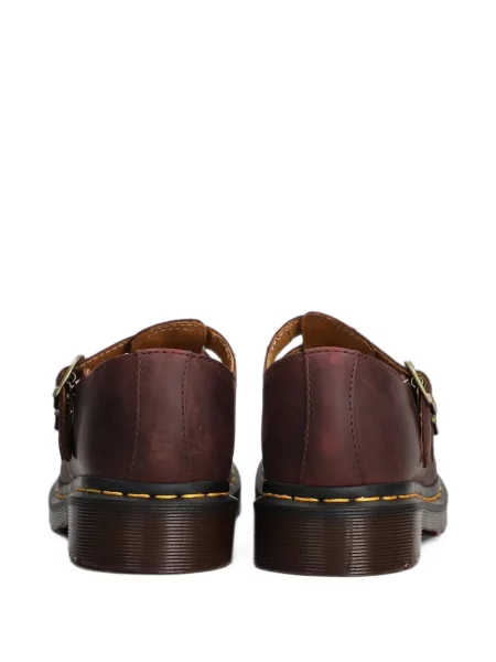Pantofi cu toc Dr. Martens cu bretele roșu
