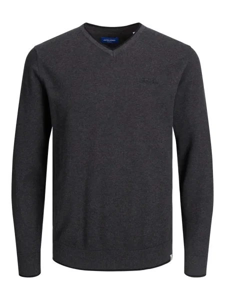 JACK & JONES Pulover JORTons metalic gri