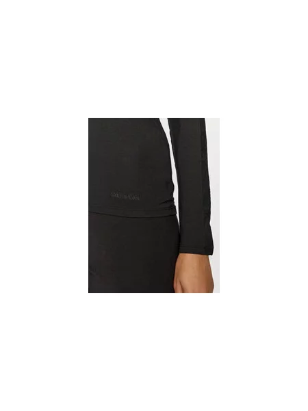 Calvin Klein Underwear Pidžamska bluza Regular Fit crna