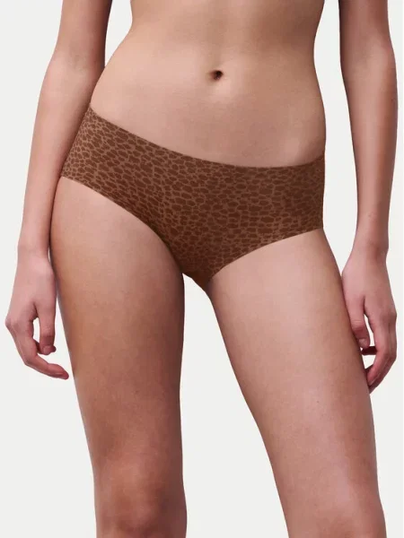 Chantelle Klasične spodnje hlačke Soft Stretch rjava