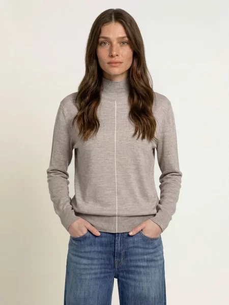 Calvin Klein Sweter beige biały