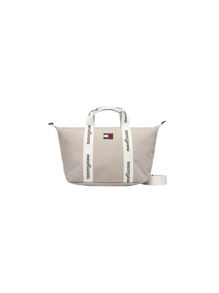 Shopperka Tommy Jeans beżowa