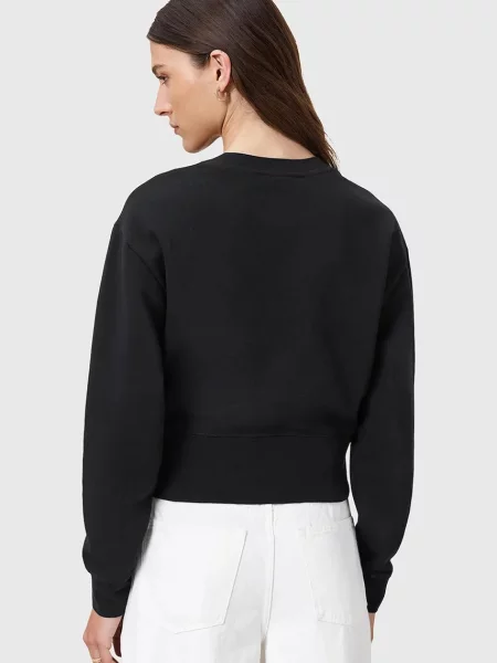 Свитер Allsaints с аппликацией черный