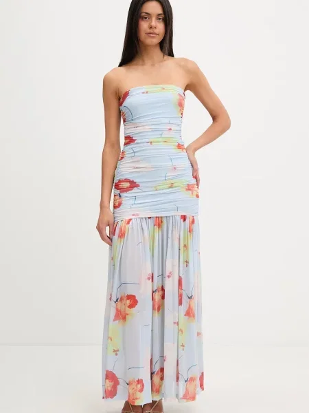 Bardot Rochie de vară Solana deschis albastru