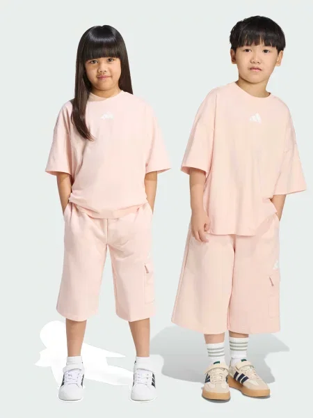 Дитячий Спортивний комплект adidas Tiro рожевий