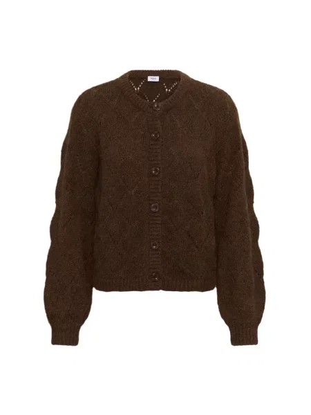 Dzianinowy sweter Saint Tropez brązowy