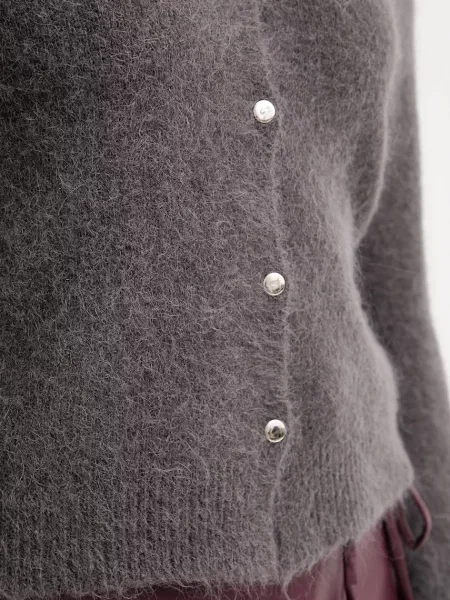 Кардиган з вовною OUI легкий сірий