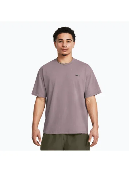 Pánske tričko Under Armour HW OS Logo tetra gray/white biela