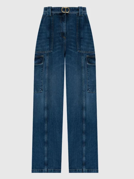 Брюки карго Twinset синие