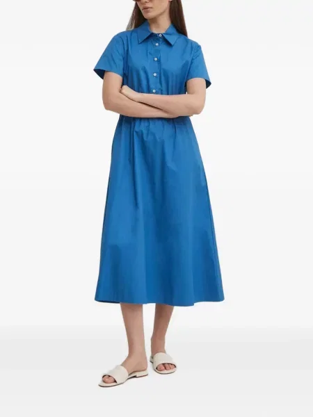 Gulerat rochie midi Benetton albastru