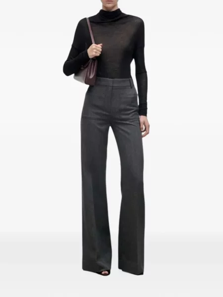 Kelnės Victoria Beckham pilka