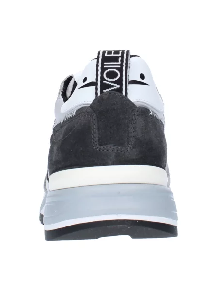Sneakersy Voile Blanche skórzane szare