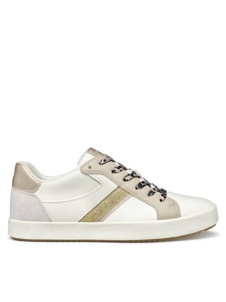 Sneakersy Geox białe