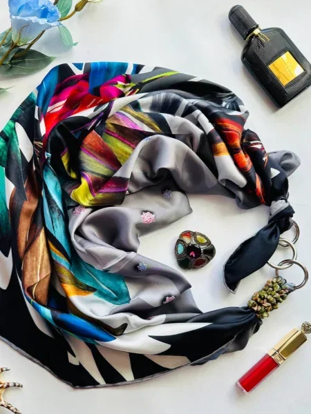 MyScarf Basic Хустка Мультиколор Шовк